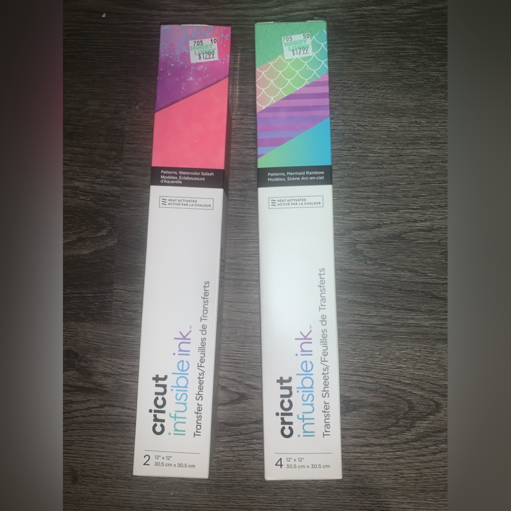 Cricut Infusible Ink sheets NWT